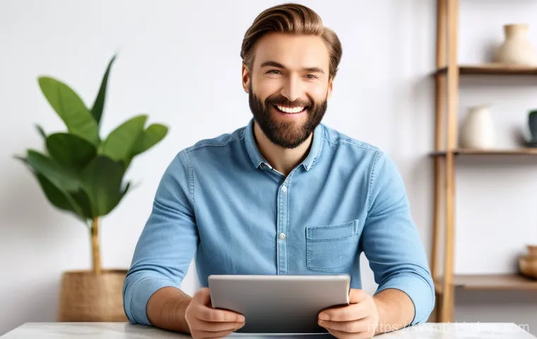 행동경제학적 요소를 활용한 고객 경험 개선 - **Prompt:** A clean, modern, and inviting e-commerce website homepage is displayed on a tablet, held...